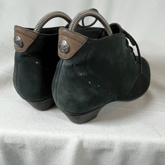 Cobb Hill Leather Suede Ankle Bootie Laurel Black Size US7.5 - Picture 7 of 8